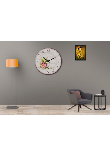 SAAT00435 Ahşap Duvar Saati Ebat 70 cm modelleri