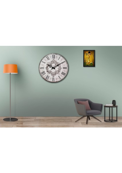 SAAT00077 Ahşap Duvar Saati Ebat 70 cm fiyatları