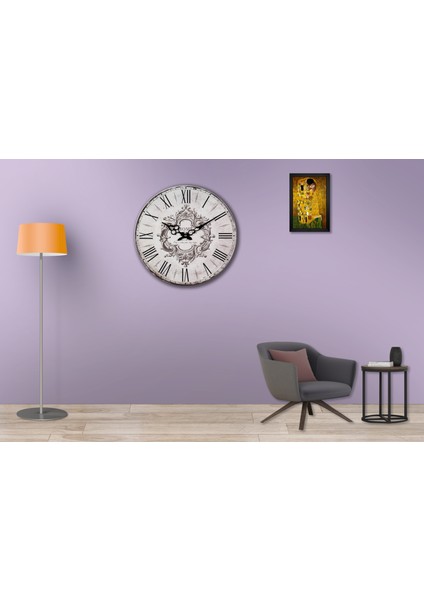 SAAT00077 Ahşap Duvar Saati Ebat 70 cm modelleri