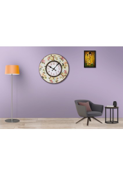 SAAT00327 Ahşap Duvar Saati Ebat 70 cm fiyatları