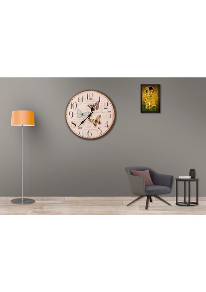 SAAT00440 Ahşap Duvar Saati Ebat 70 cm modelleri