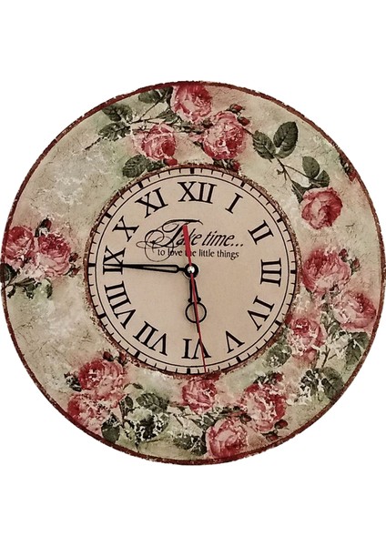 SAAT00456 Ahşap Duvar Saati Ebat 70 cm