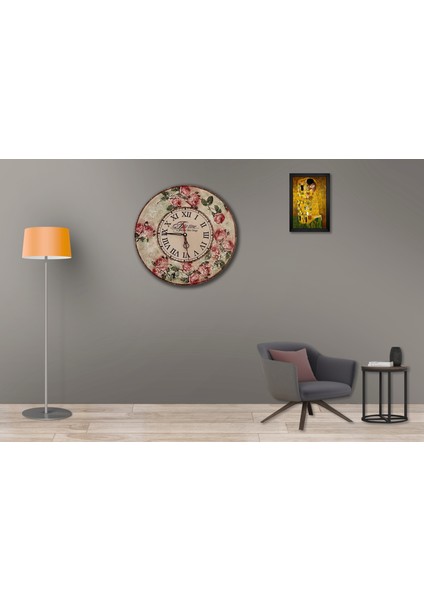 SAAT00456 Ahşap Duvar Saati Ebat 70 cm modelleri