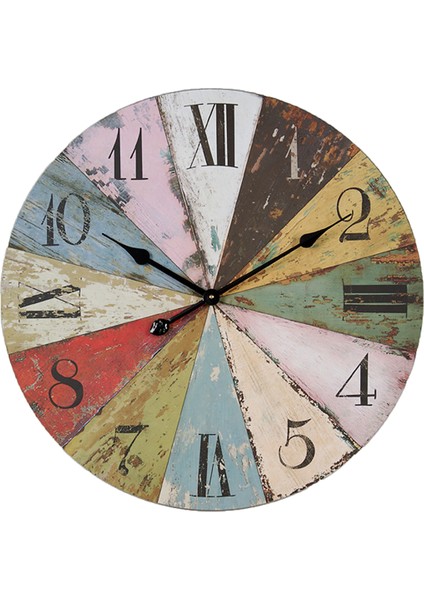 SAAT00073 Ahşap Duvar Saati Ebat 70 cm