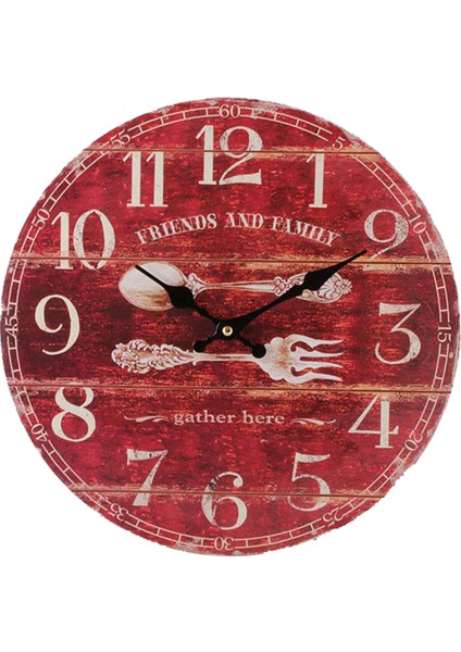 SAAT00340 Ahşap Duvar Saati Ebat 70 cm