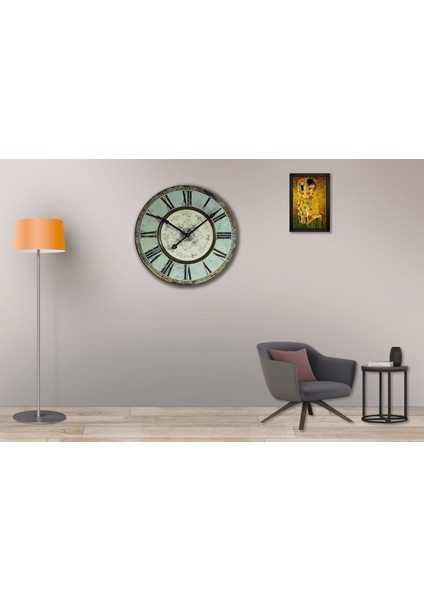 SAAT00346 Ahşap Duvar Saati Ebat 70 cm fiyatları