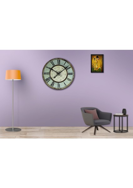 SAAT00346 Ahşap Duvar Saati Ebat 70 cm modelleri