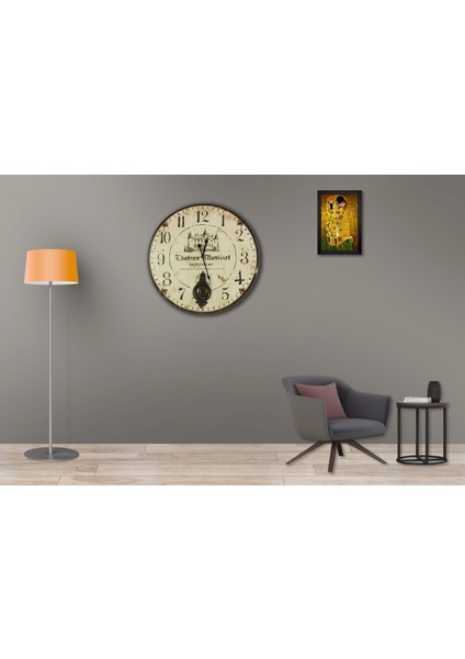 SAAT00413 Ahşap Duvar Saati Ebat 70 cm modelleri