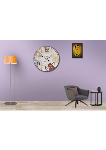 SAAT00103 Ahşap Duvar Saati Ebat 70 cm modelleri