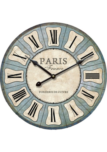 SAAT00257 Ahşap Duvar Saati Ebat 70 cm