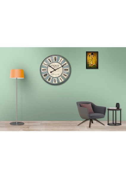 SAAT00257 Ahşap Duvar Saati Ebat 70 cm fiyatları