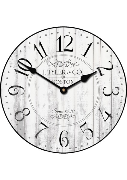 SAAT00270 Ahşap Duvar Saati Ebat 70 cm