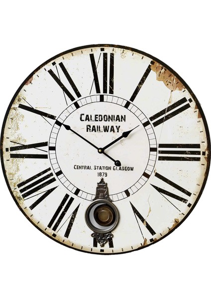 SAAT00418 Ahşap Duvar Saati Ebat 70 cm