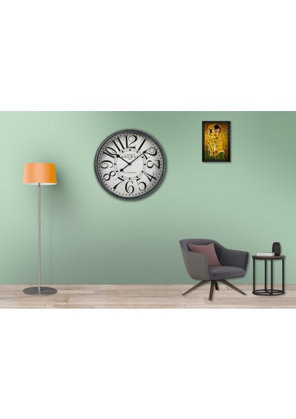 SAAT00429 Ahşap Duvar Saati Ebat 70 cm fiyatları