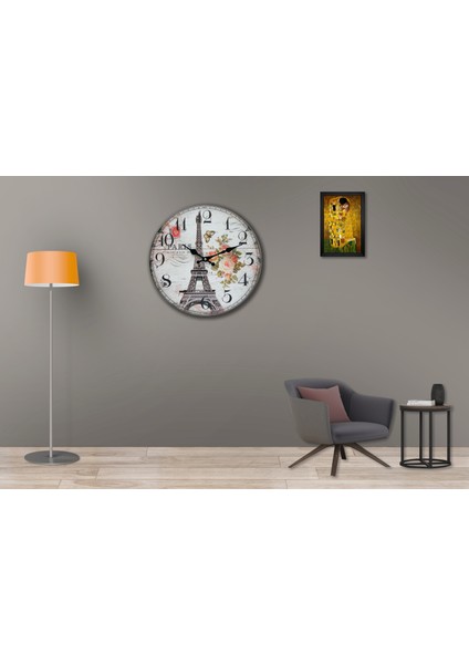 SAAT00324 Ahşap Duvar Saati Ebat 70 cm modelleri