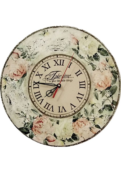 SAAT00458 Ahşap Duvar Saati Ebat 70 cm