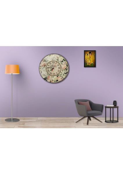 SAAT00458 Ahşap Duvar Saati Ebat 70 cm fiyatları