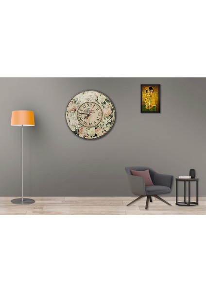 SAAT00458 Ahşap Duvar Saati Ebat 70 cm modelleri