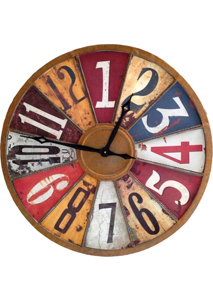 SAAT00470 Ahşap Duvar Saati Ebat 70 cm