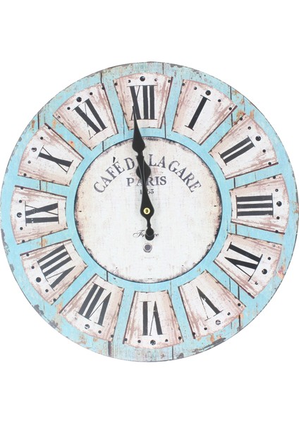 SAAT00232 Ahşap Duvar Saati Ebat 70 cm