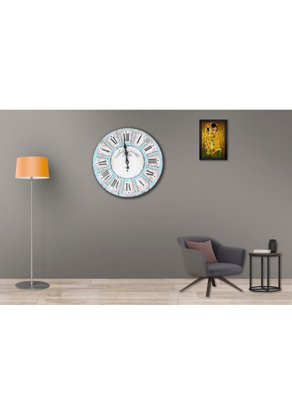 SAAT00232 Ahşap Duvar Saati Ebat 70 cm modelleri