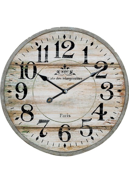 SAAT00201 Ahşap Duvar Saati Ebat 70 cm