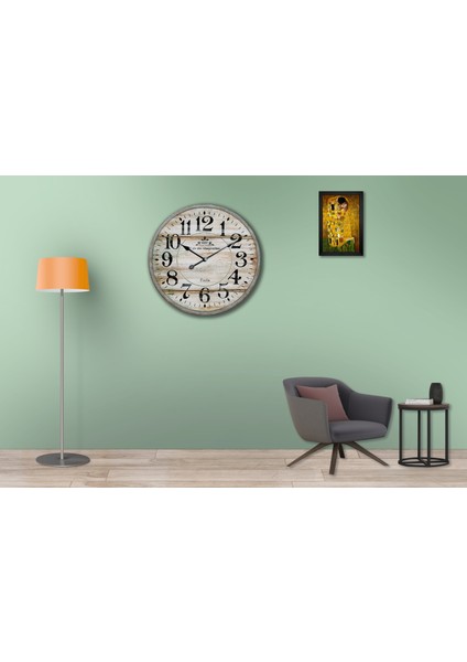 SAAT00201 Ahşap Duvar Saati Ebat 70 cm modelleri