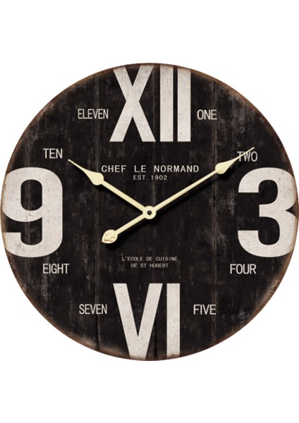 SAAT00244 Ahşap Duvar Saati Ebat 70 cm