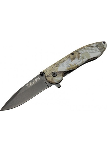 Çakı Yaprak Desenli 19,5 cm Yarı Otomatik