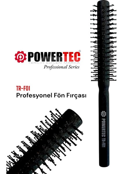 TR-901 Turbo Profesyonel Fön Makinası + Berber Fön Fırçası