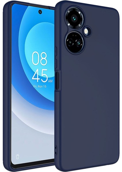 Tecno Spark 9 Pro Kılıf Lansman Içi Kadife Kamera Korumalı Mara Silikon Kılıf - Lila