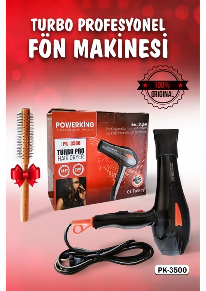 2500 Wt Profesyonel Fön Makinesi Kuaförlerin Tercihi 2yıl Garanti Iyonik Saç Şekillendirici Hairdrey
