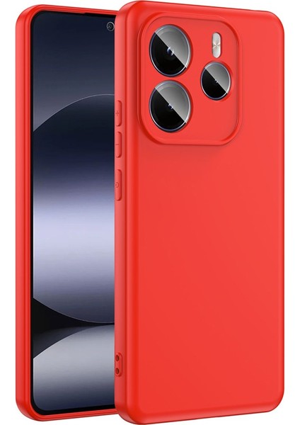 Xiaomi Redmi Note 14 5g Kılıf Lansman Içi Kadife Kamera Korumalı Mara Silikon Kılıf - Koyu Mor fiyatları