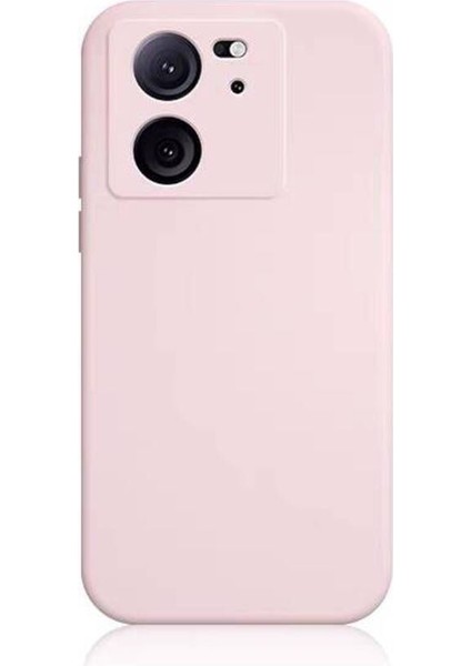 Mi 13T Pro Kılıf Lansman Içi Kadife Kamera Korumalı Mara Silikon Kılıf - Pembe