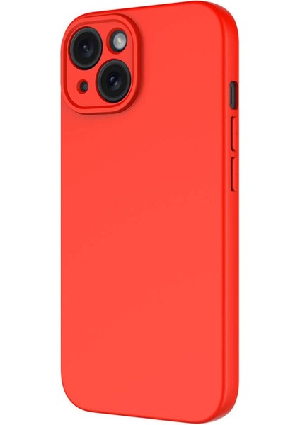 iPhone 15 Plus Kılıf Lansman Içi Kadife Kamera Korumalı Mara Silikon Kılıf-Koyu Mor indirimleri