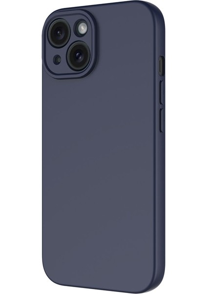 iPhone 15 Kılıf Lansman Içi Kadife Kamera Korumalı Mara Silikon Kılıf - Lila indirimleri