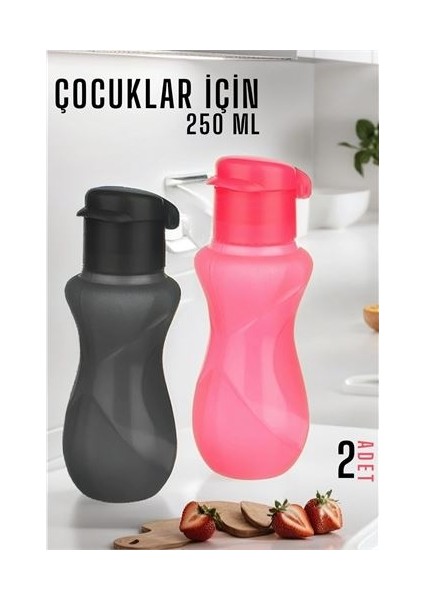 Çocuk Matarası 2 Adet 250 ml