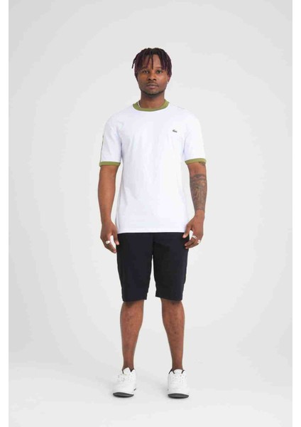 Bisiklet Yaka Beyaz Regular Fit fırsatları