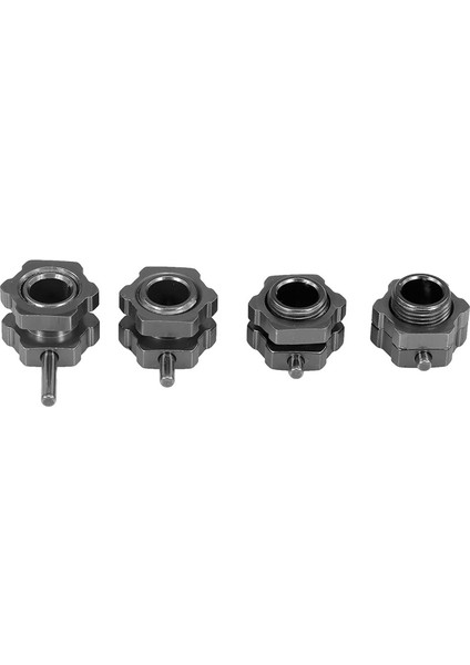 M17 17MM Alüminyum Jant Hex Hub Adaptörü Somun ile Pin Için 1/8 Rc Araba Buggy Truggy Canavar Kamyon Hpı Hsp Traxxas Losi Eksenel Kyosho Tamiya Redcat Himoto Df Zd Yarış Paletli (Yurt Dışından)