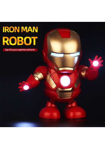 Dans Demir Adam Oyuncak Tiktok Robot W / LED Işık Şarkı Marvel Avengers Hediye Çocuklar Için Yetişkin (Yurt Dışından)
