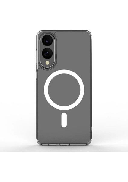 Samsung Galaxy S25 Edge Kılıf Sararma Yapmayan Kamera Korumalı M-safe Sert PC Zore Porto Kapak