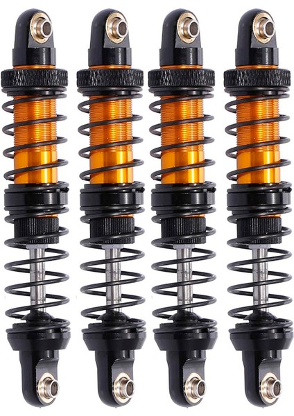 4 Adet Ayarlanabilir 90MM Metal Amortisör Damperi 1/10 CC01 Uzaktan Kumanda Paletli Off-Road Araba (Yurt Dışından) modelleri
