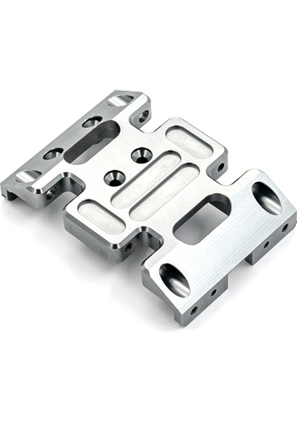 Alüminyum Alaşımlı Şasi Merkezi Kızak Plakası Vidalı Yedek Aksesuar Fit Yedek 1/10 Eksenel SCX10 90021 90022 90028 Uzaktan Kumanda Paletli Araba Parçaları(Titanyum) (Yurt Dışından)