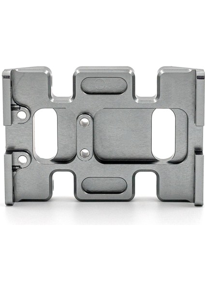 Alüminyum Alaşımlı Şasi Merkezi Kızak Plakası Vidalı Yedek Aksesuar Fit Yedek 1/10 Eksenel SCX10 90021 90022 90028 Uzaktan Kumanda Paletli Araba Parçaları(Titanyum) (Yurt Dışından)
