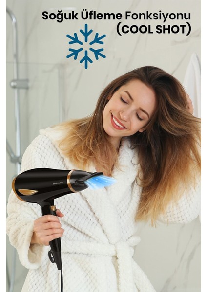 2200 Watt Dc Motor Hız ve Isı Ayarlı Difüzörlü Iyonlu Saç Kurutma Makinesi modelleri