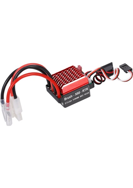 60A Esc Uzaktan Kumanda Araba Esc Fırçalı Elektrikli Hız Kontrol 6 V / 2A Bec Için Yedek 1/10 Trx - 4 Trx-6 D90 Hsp Redcat Rc 4WD Tamiya Eksenel SCX10 Hpı Dıy Araba (Yurt Dışından)