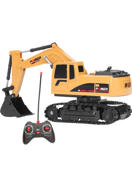 1/24 Elektrikli Ekskavatör Paletli Kablosuz Rc Mühendislik Aracı Beş Klı Plastik Tip (Yurt Dışından)