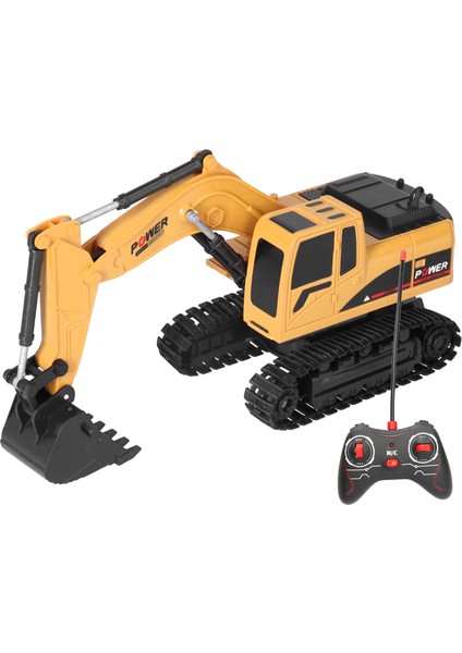1/24 Elektrikli Ekskavatör Paletli Kablosuz Rc Mühendislik Aracı Beş Klı Plastik Tip (Yurt Dışından)