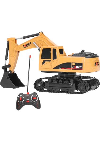 1/24 Elektrikli Ekskavatör Paletli Kablosuz Rc Mühendislik Aracı Beş Klı Plastik Tip (Yurt Dışından)