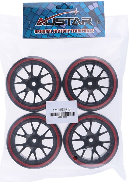 4 Adet/takım 1/10 Drift Araba Lastikleri Sert Lastik Traxxas Hsp Tamiya Hpı Kyosho On-Road Sürüklenen Araba (Yurt Dışından)